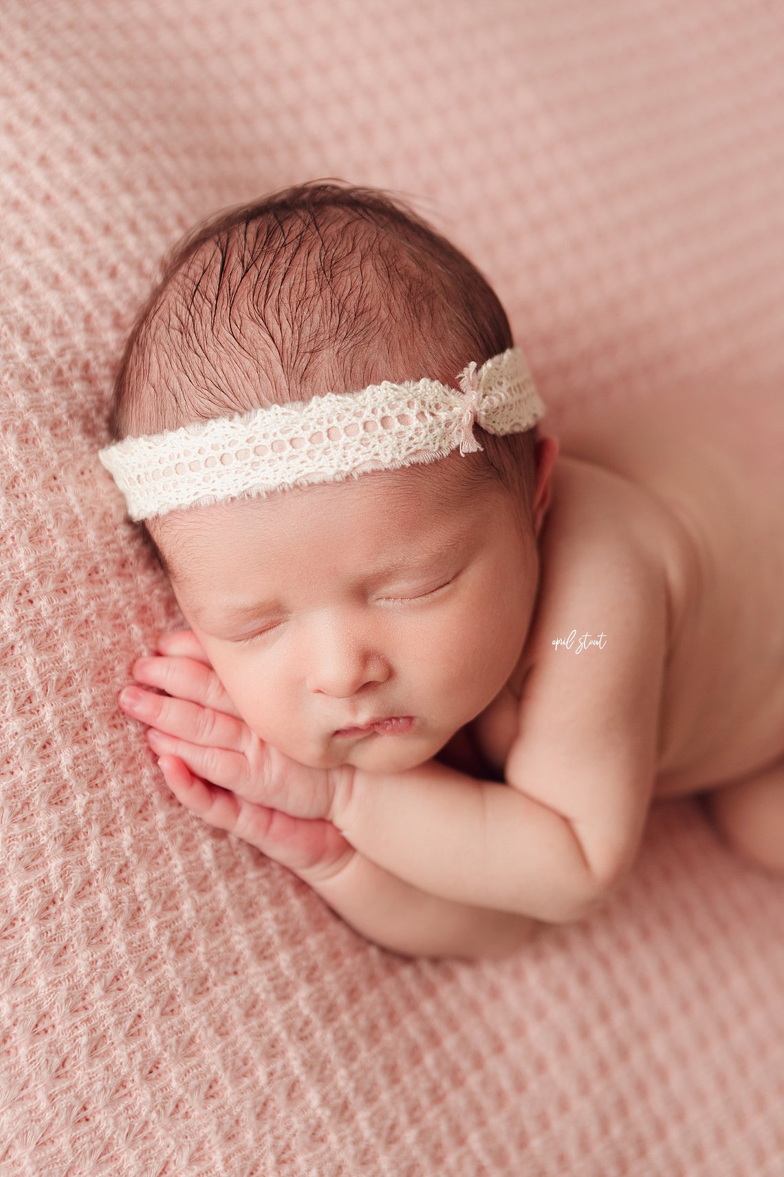 newborn baby girl photo shoot April Stout Claremore Oklahoma best photographer