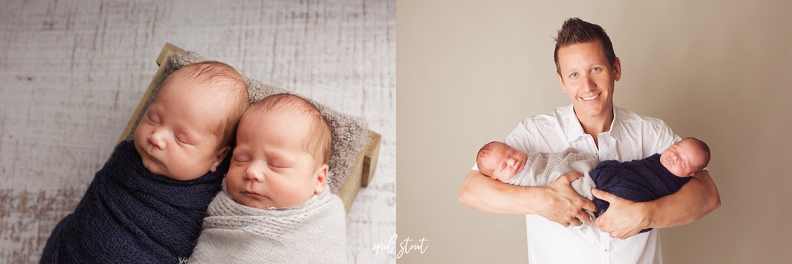 tulsa baby newborn twins photographer