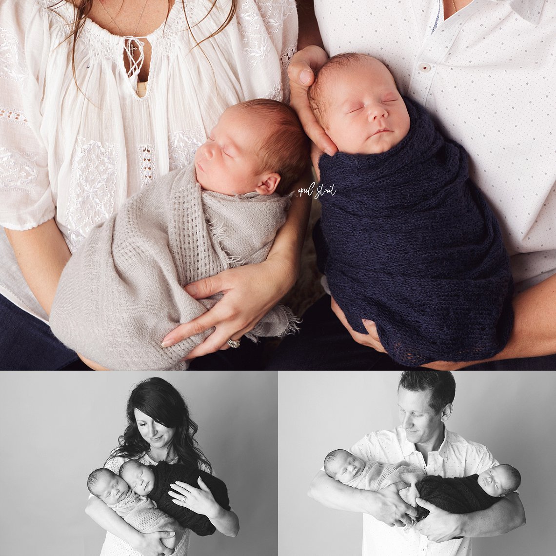 tulsa baby newborn twins photographer
