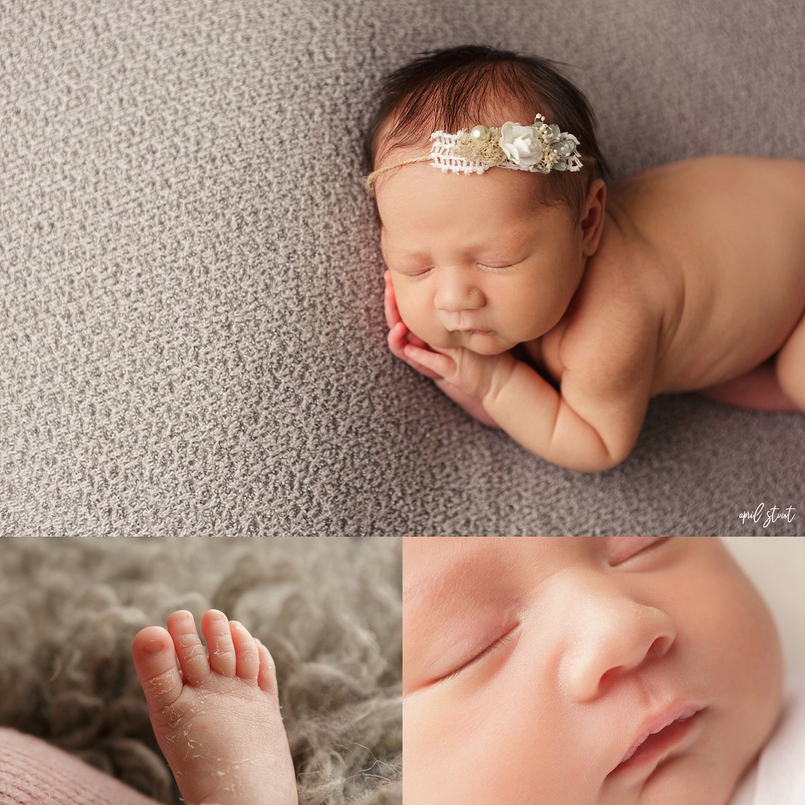 broken arrow oklahoma newborn baby photographer April Stout