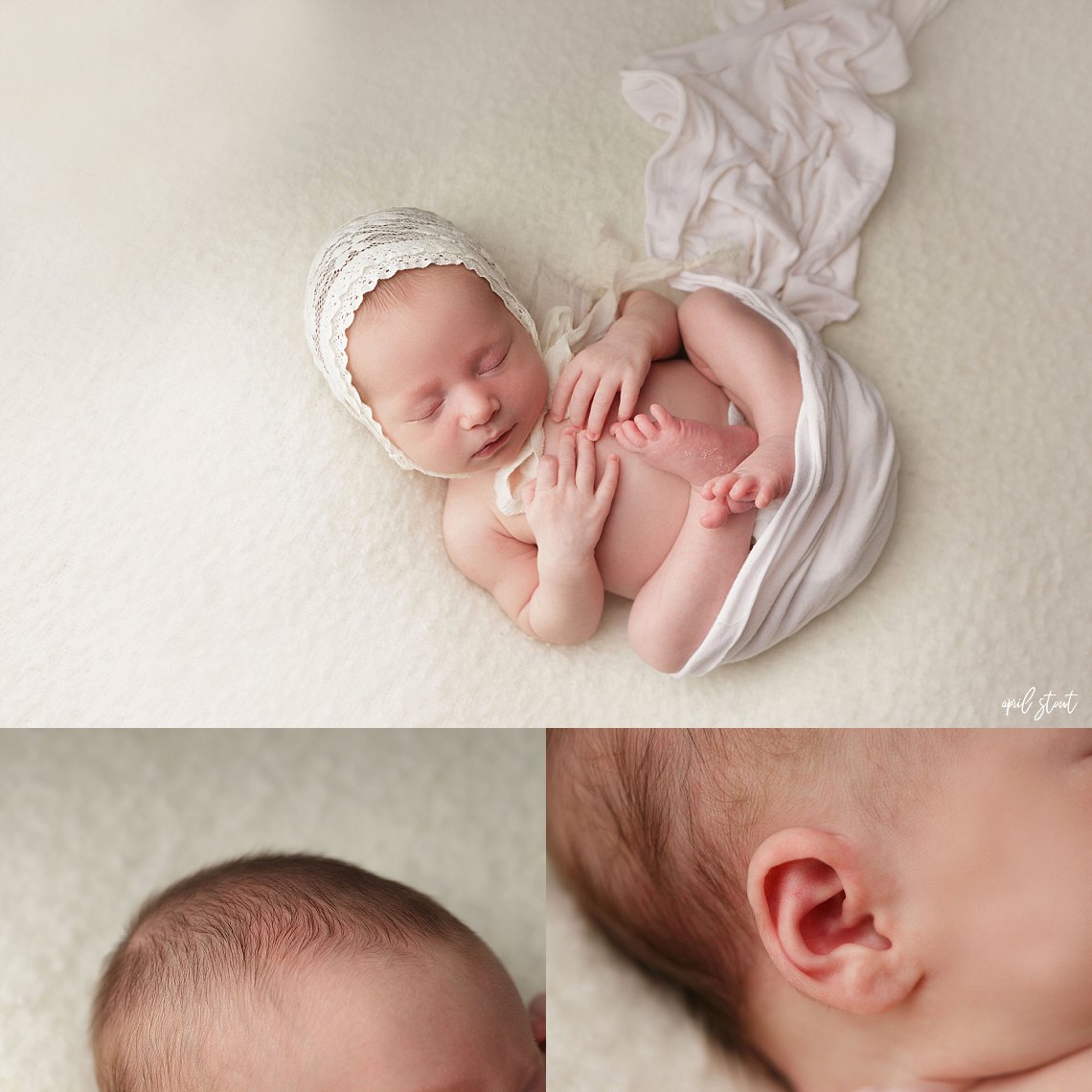 pryor oklahoma newborn infant baby photographers april stout