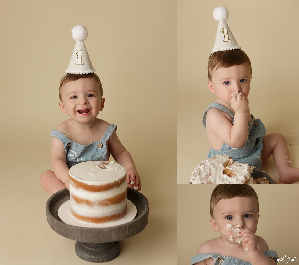 family photographer Pryor Oklahoma first birthday cake smash