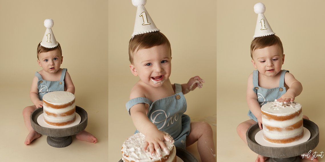 family photographer Pryor Oklahoma first birthday cake smash