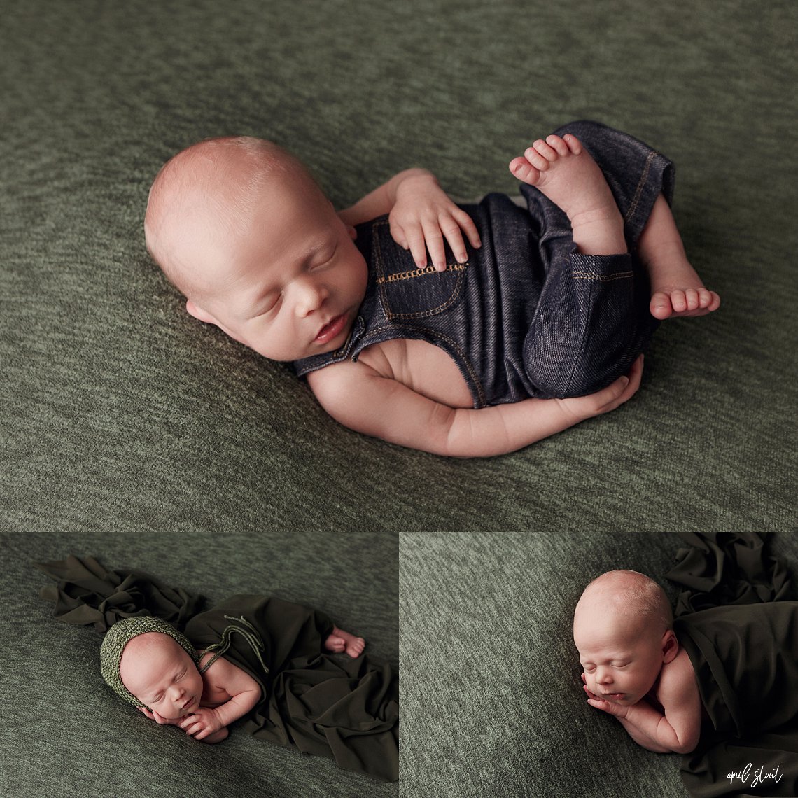 newborn baby boy april stout photography broken arrow