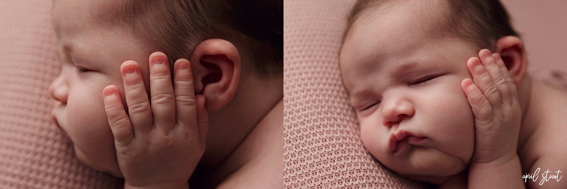 newborn baby girl april stout photography tulsa glenpool