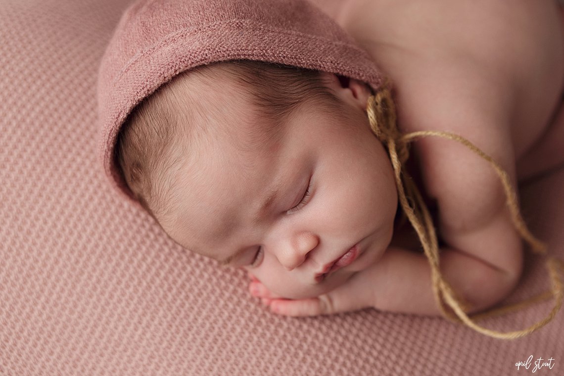 newborn baby girl april stout photography tulsa glenpool