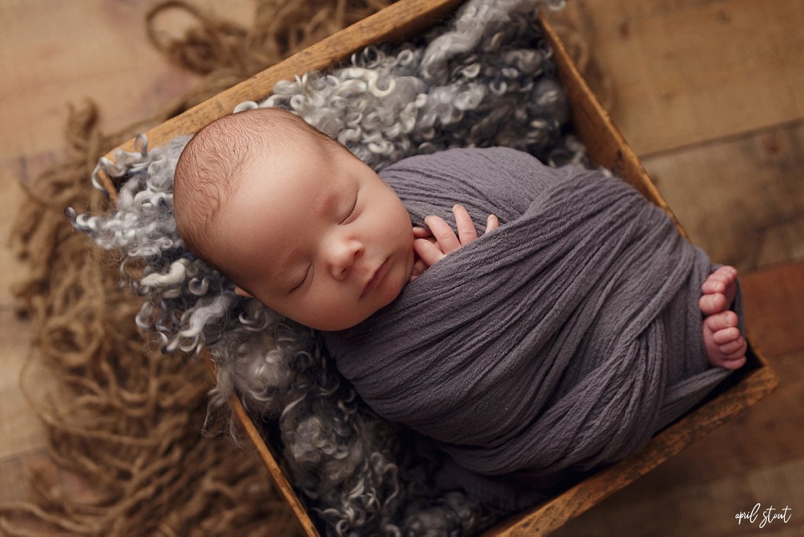 Oklahoma's best newborn infant photographer April Stout