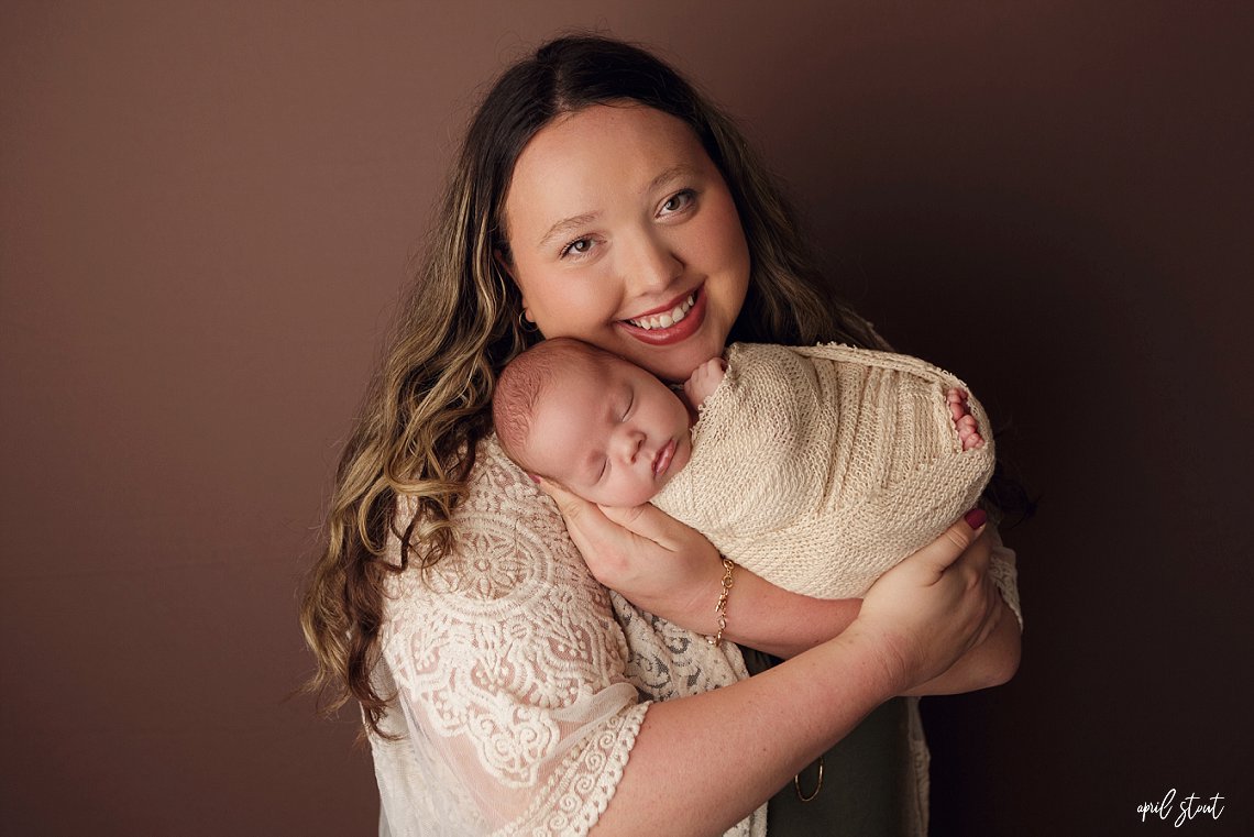 Oklahoma's best newborn infant photographer April Stout