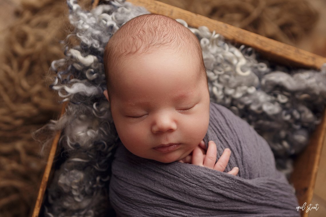 Oklahoma's best newborn infant photographer April Stout