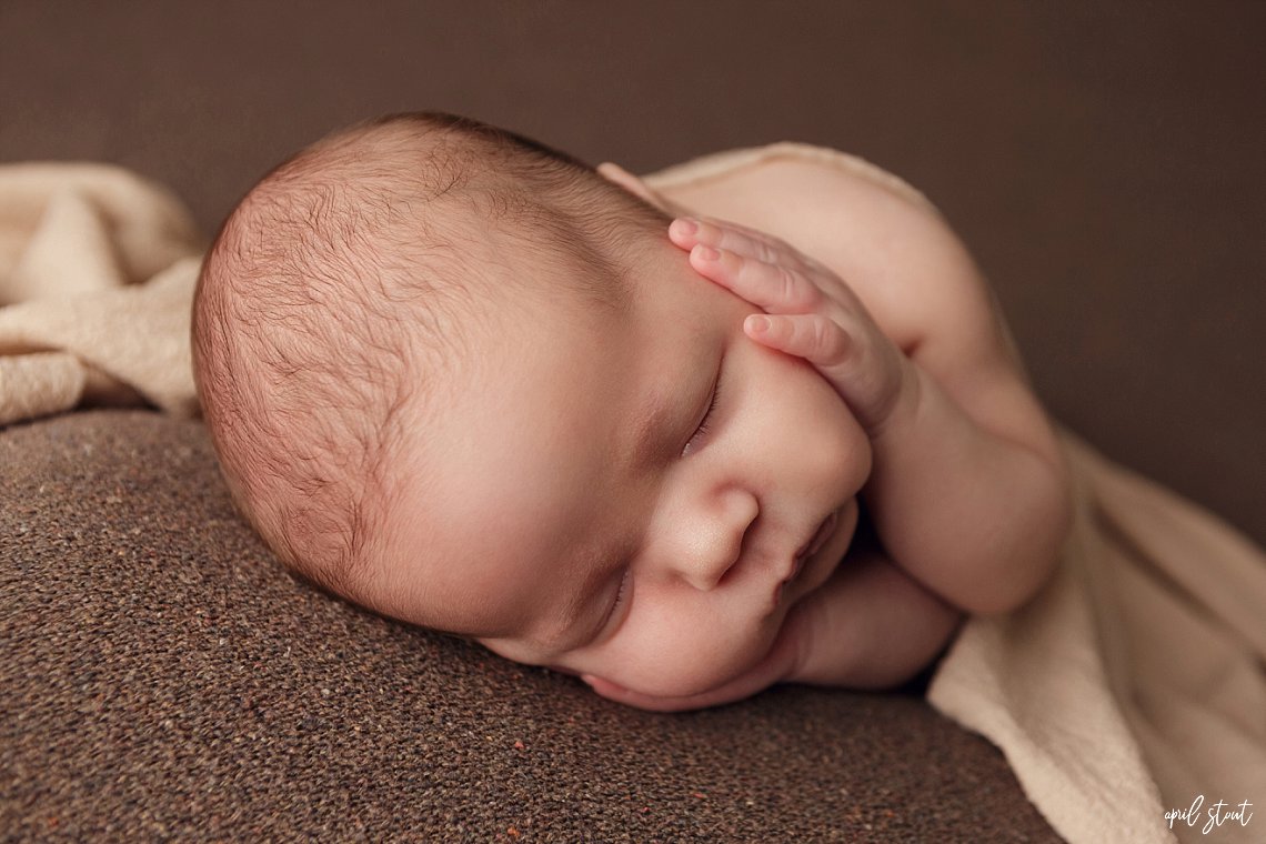 Broken Arrow Oklahoma newborn baby photographer April Stout