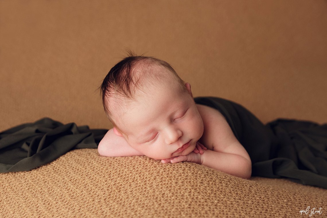 baby infant boy photographed by April Stout Oklahoma newborn photographer