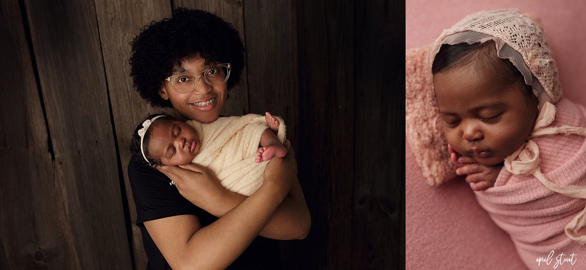 Oklahoma's best newborn infant photographer Arpil Stout